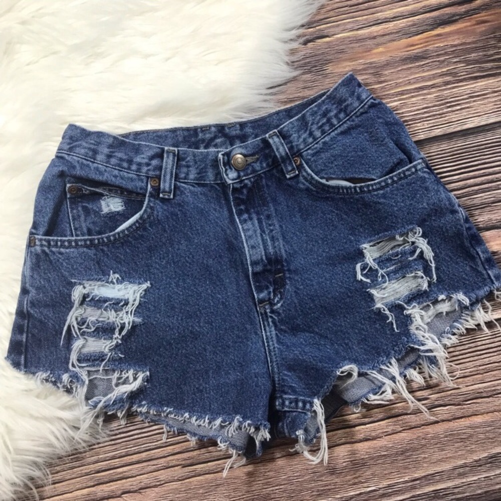 Vintage Lee Distressed High Rise